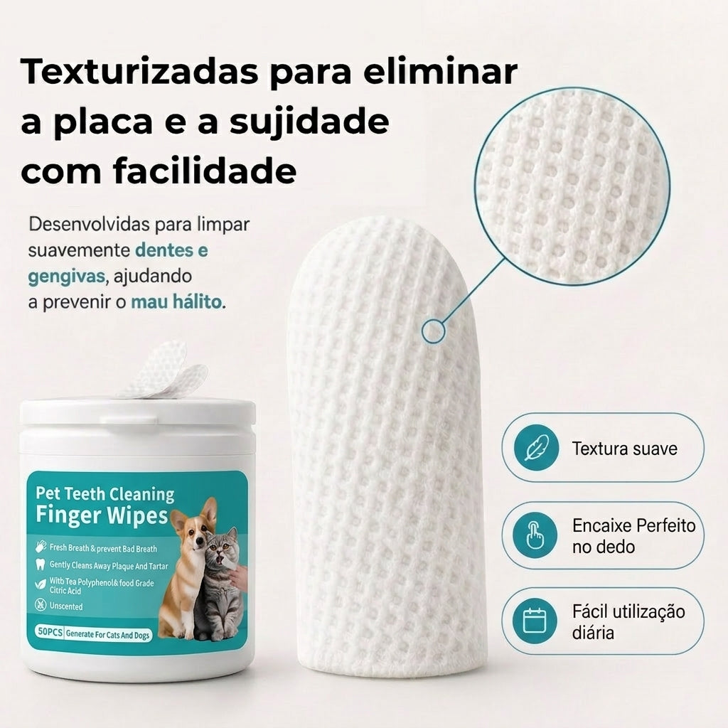 Bafuxo: Toalhitas Dentárias