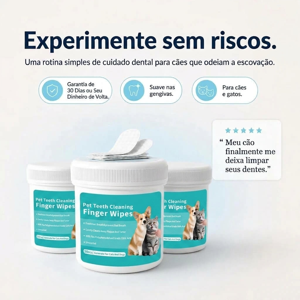 Bafuxo: Toalhitas Dentárias